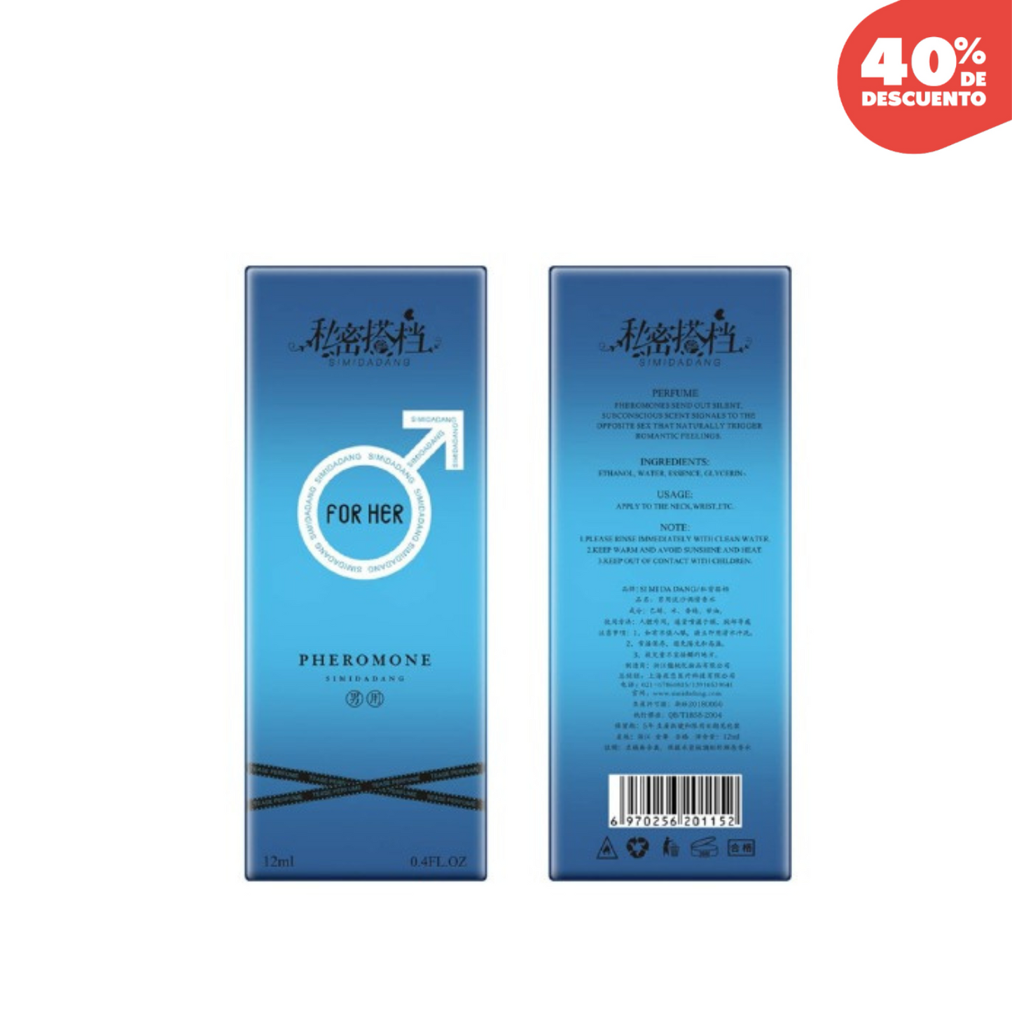 PERFUME CON FEROMONAS PARA HOMBRES
